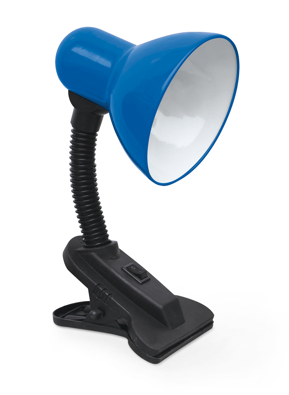 картинка Светильник настольный под лампу на прищепке СНП 21ТС-E27 230В СИНИЙ (с подвесом) IN HOME