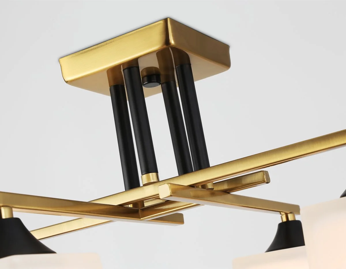 картинка Люстра на штанге со стеклянными плафонами TR303042