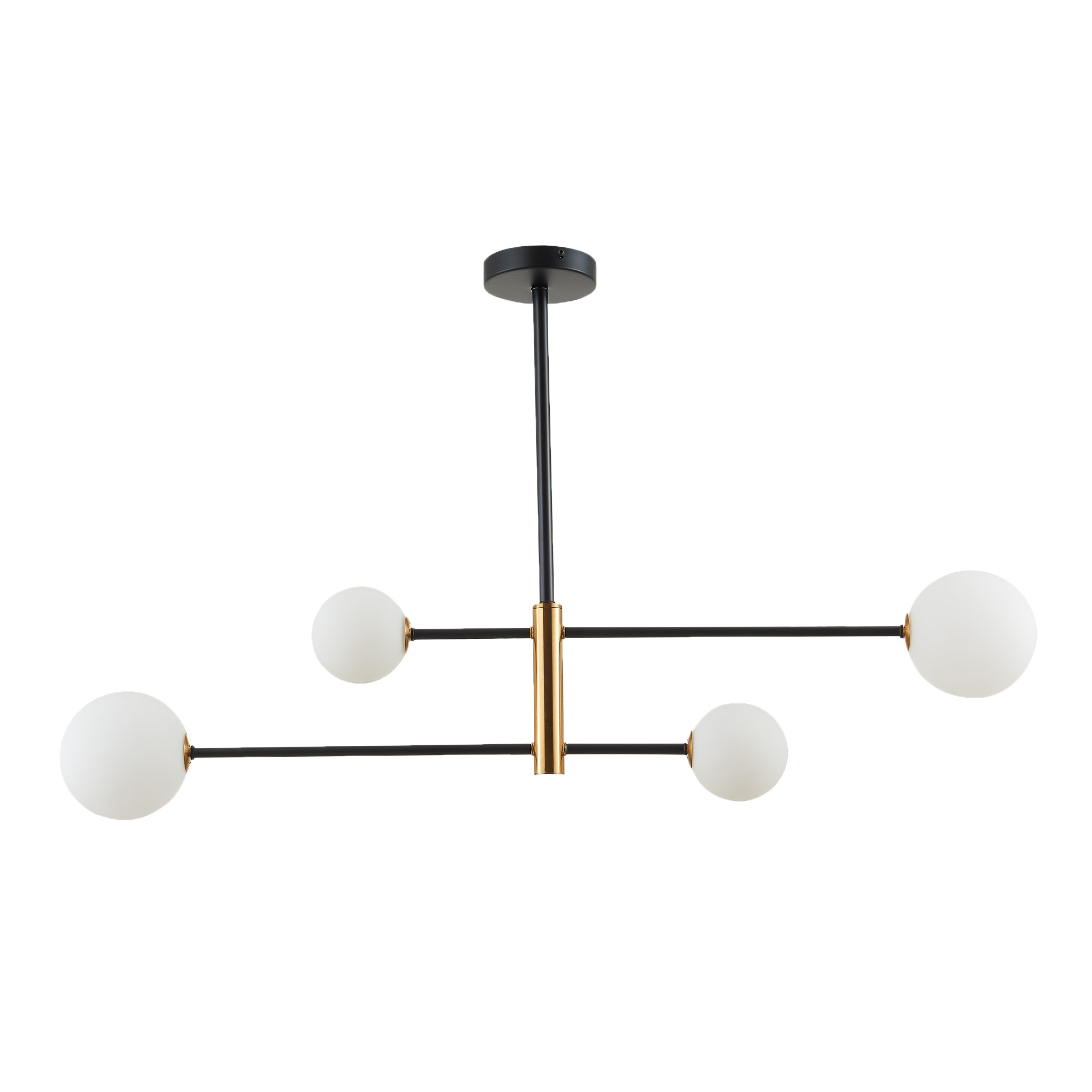 картинка SLE220103-04 Светильник потолочный Черный, Бронза/Белый G9 4*5W