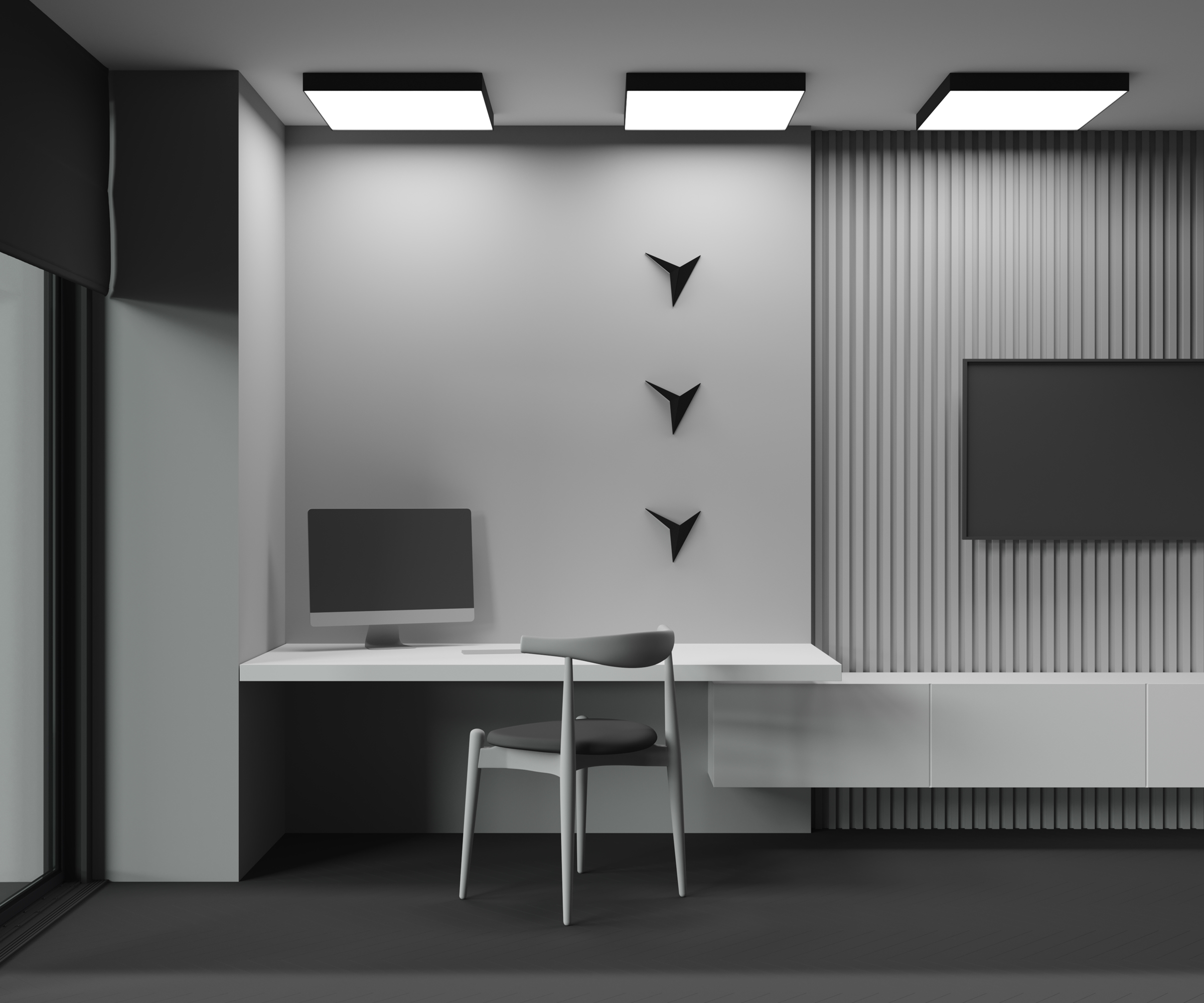 картинка Потолочный светильник Technical C032CL-90W3K-SQ-B