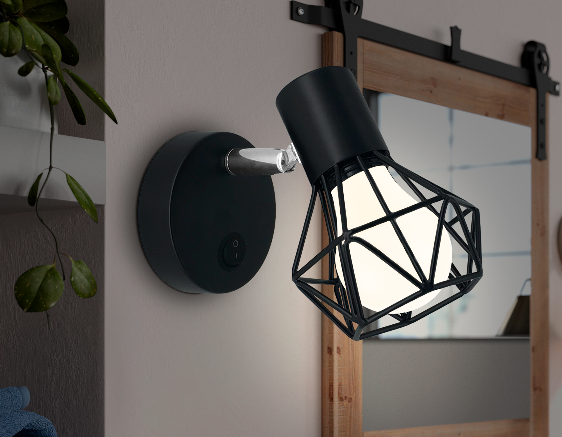 картинка Накладной спот с выключателем в стиле лофт TR8620