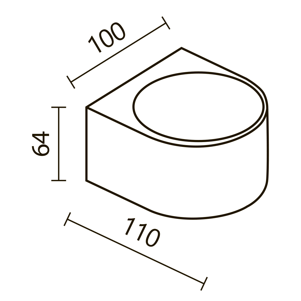 картинка Архитектурная подсветка Outdoor O435WL-L5GF3K
