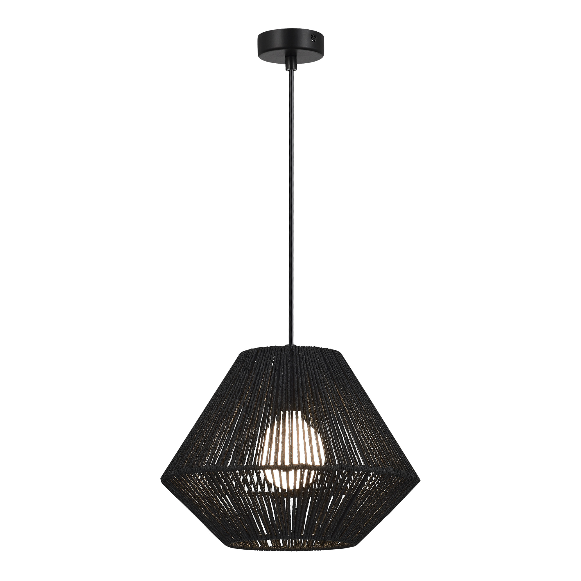 картинка SLE6025-403-01 Светильник подвесной черный/черный E27 1*40W