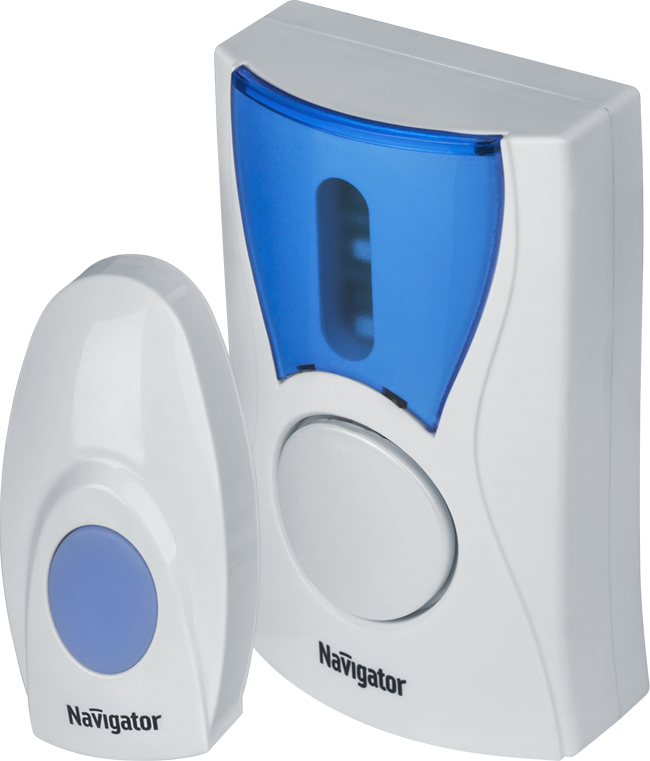 картинка Звонок беспроводной 61 268 NDB-A-DC02-1V1-WH Navigator 61268