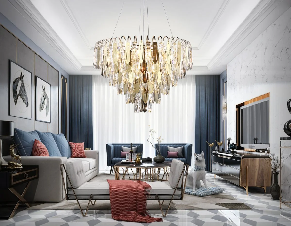 картинка Подвесная люстра с хрусталем TR5258