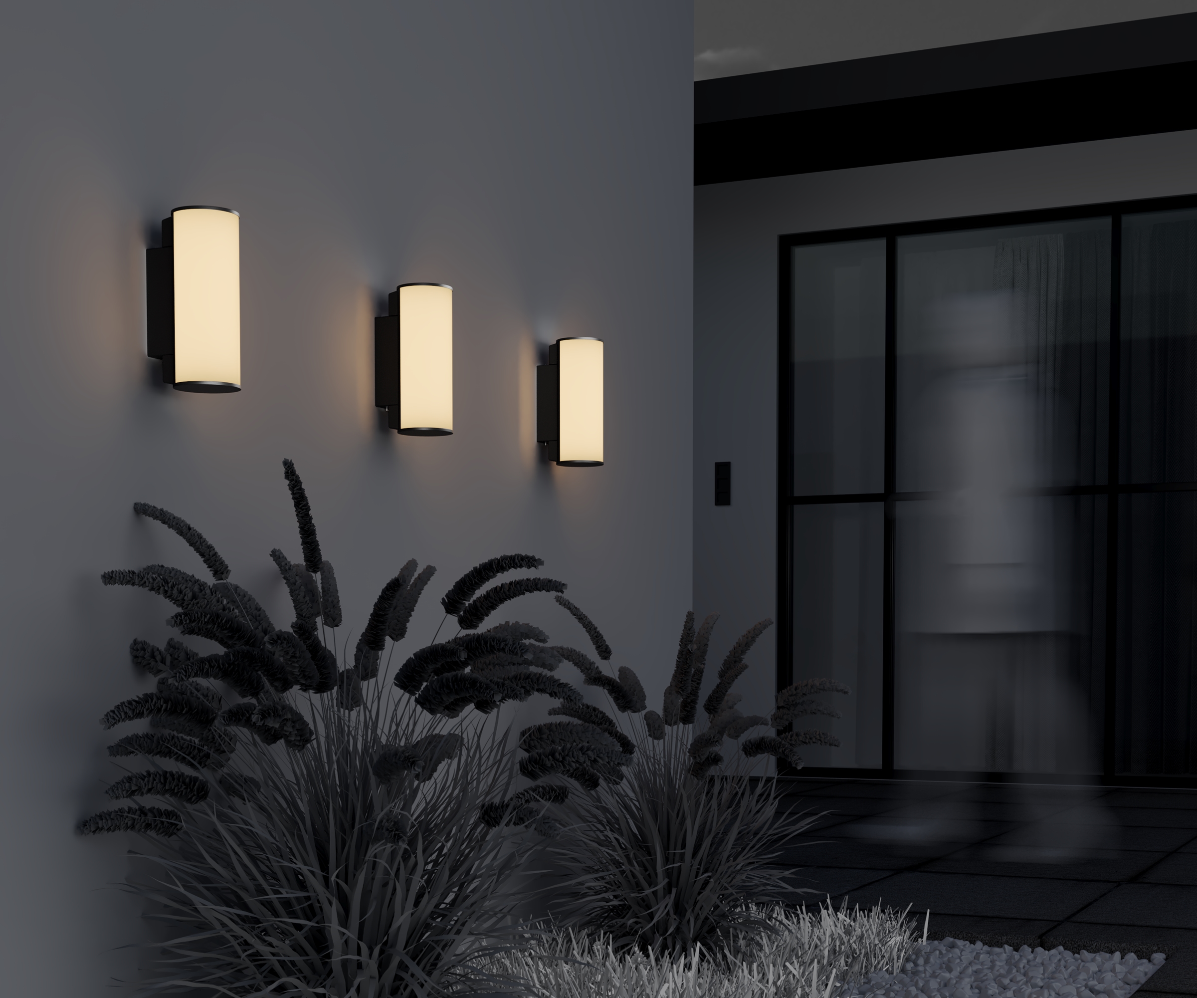 картинка Настенный светильник (бра) Outdoor O434WL-L12GF3K