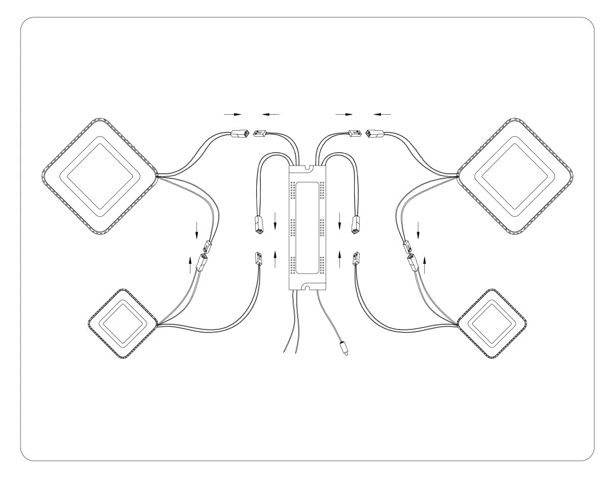 картинка Потолочный светодиодный светильник с пультом