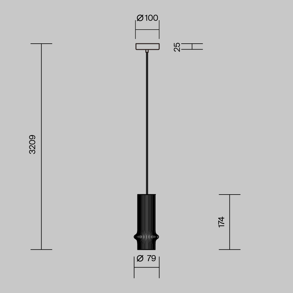 картинка Подвесной светильник Maytoni MOD430PL-L5W3K1