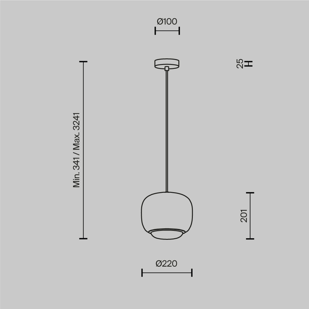 картинка Подвесной светильник Maytoni MOD466PL-L12B3K
