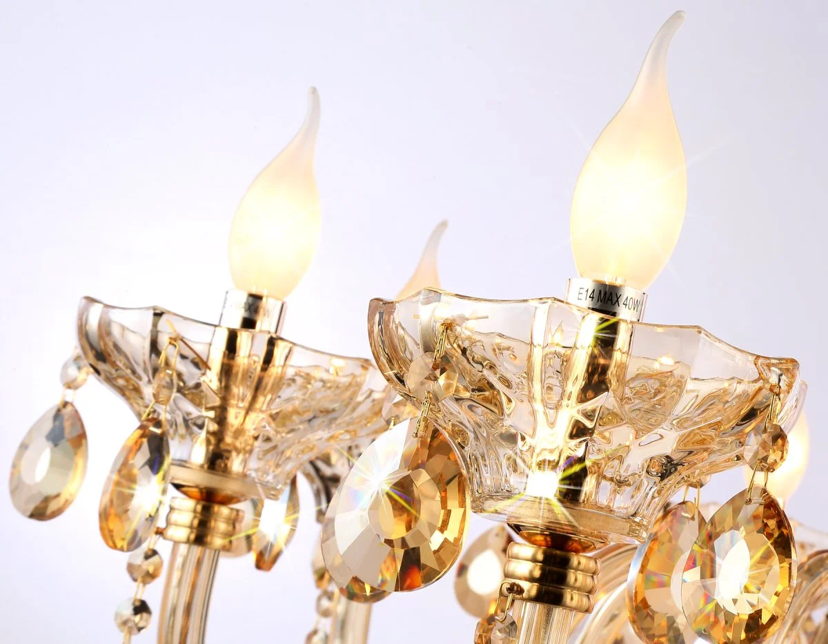 картинка Подвесная классическая люстра с хрусталем TR4907