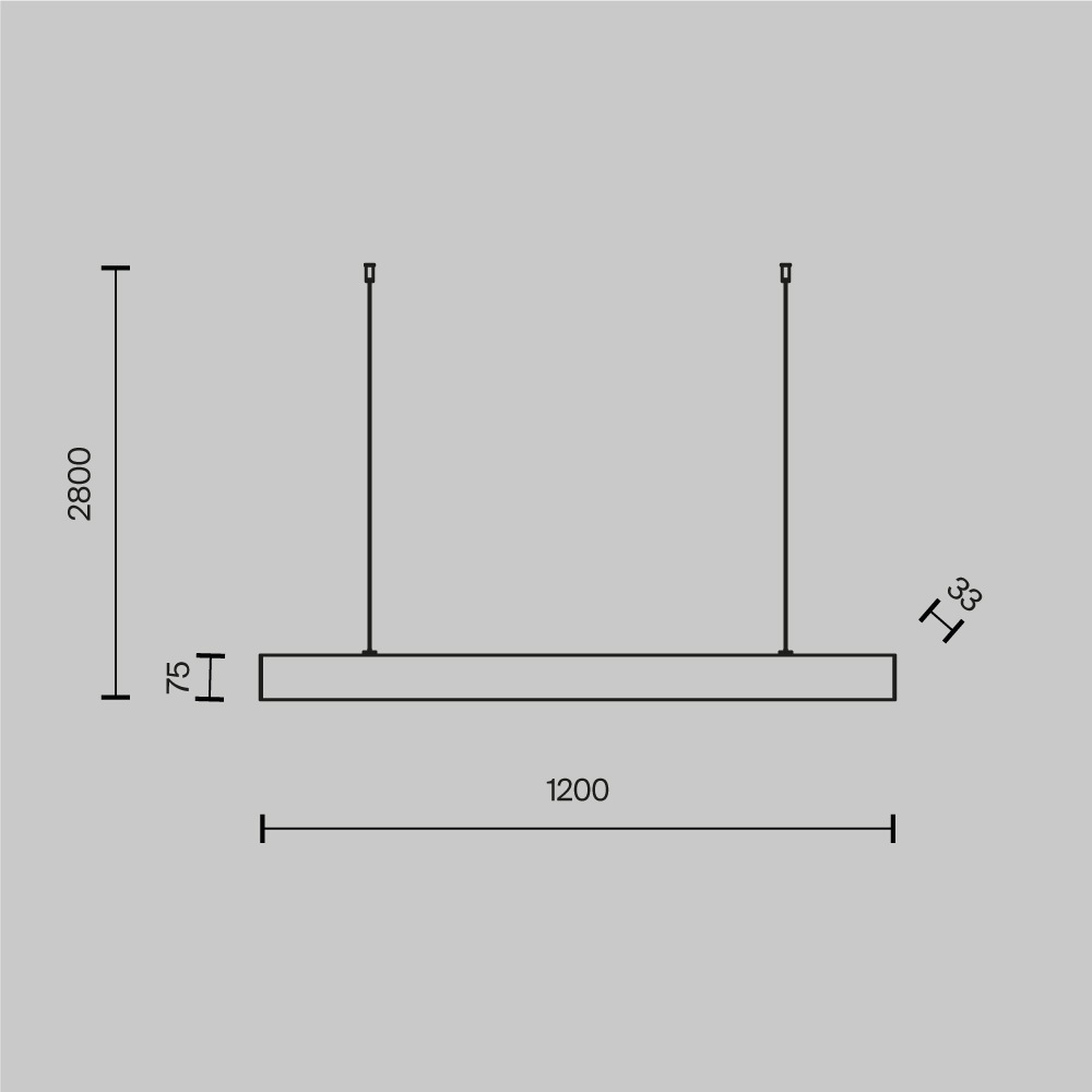 картинка Подвесной светильник Technical P051PL-L40W4K