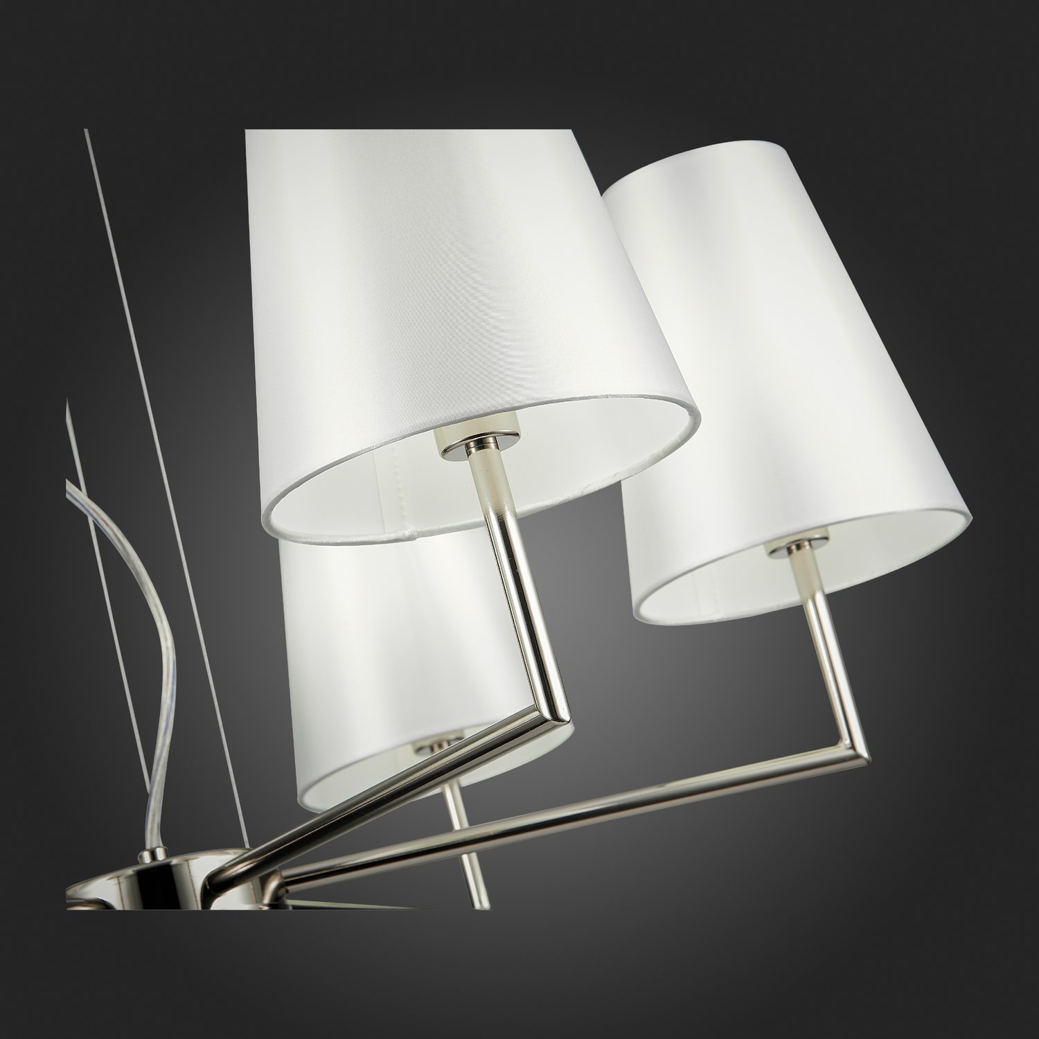 картинка SLE105903-06 Светильник подвесной Никель/Белый E14 6*40W