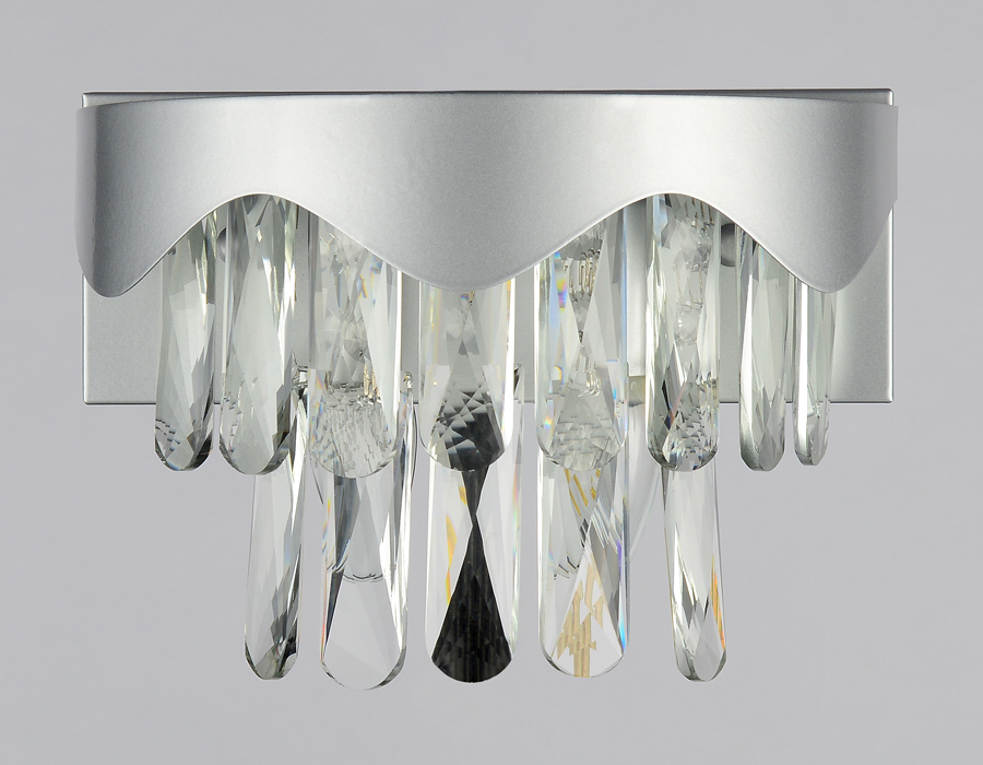 картинка Настенный светильник с выключателем и хрусталем TR5090