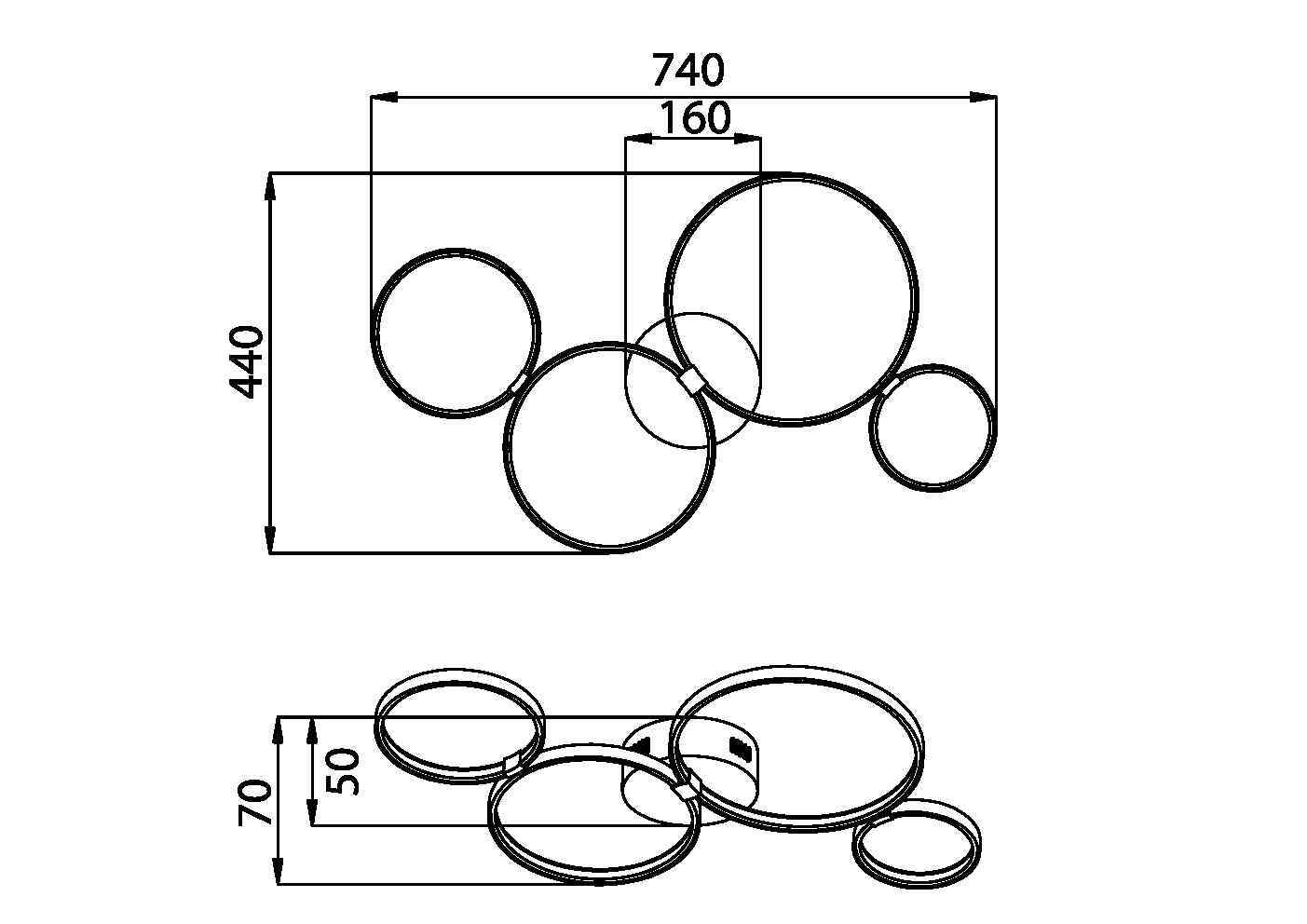 картинка Потолочный светильник Maytoni MOD448CL-L35WK