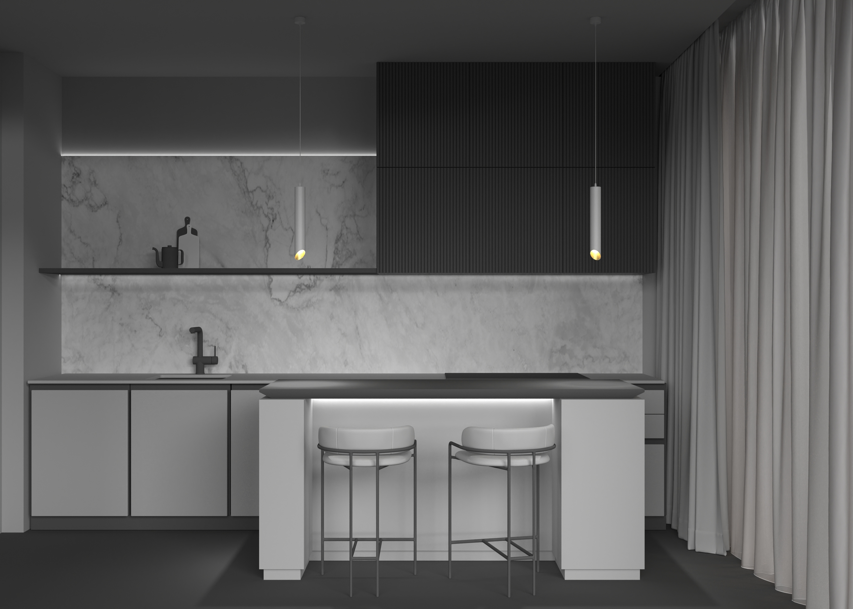 картинка Подвесной светильник Technical P044PL-01-30GU10-W