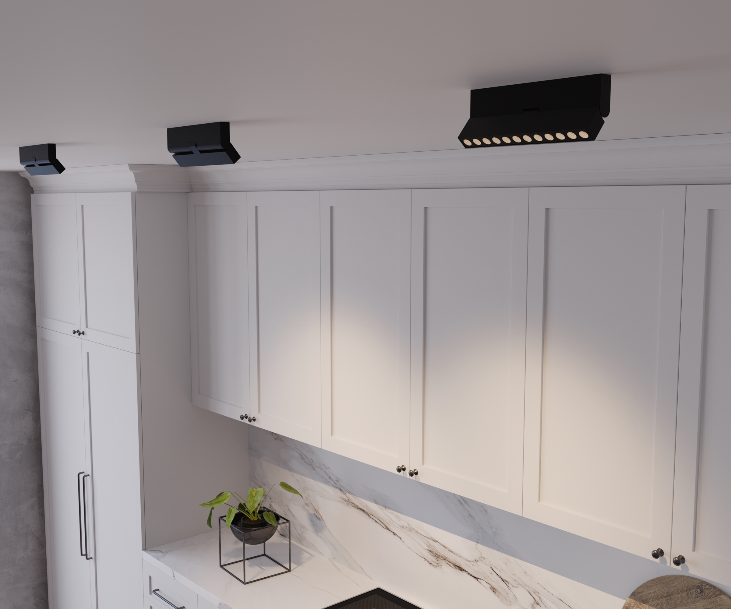 картинка Потолочный светильник Technical C136CL-12W4K-B