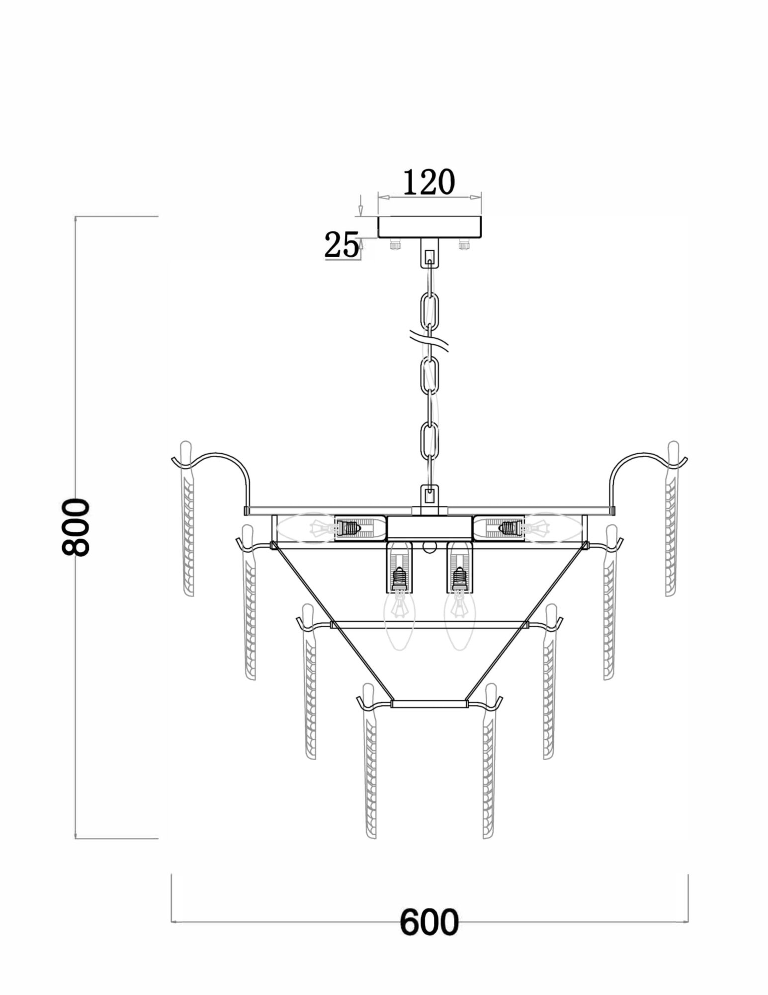 картинка Люстра Freya FR5143PL-09G