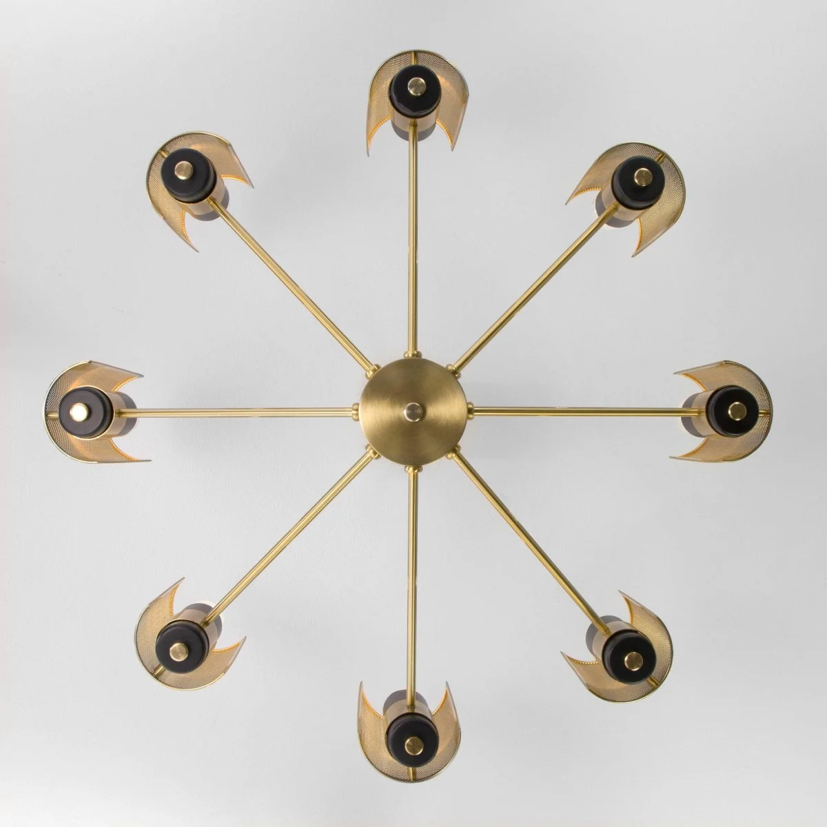 картинка Люстра в стиле лофт 70139/8 латунь