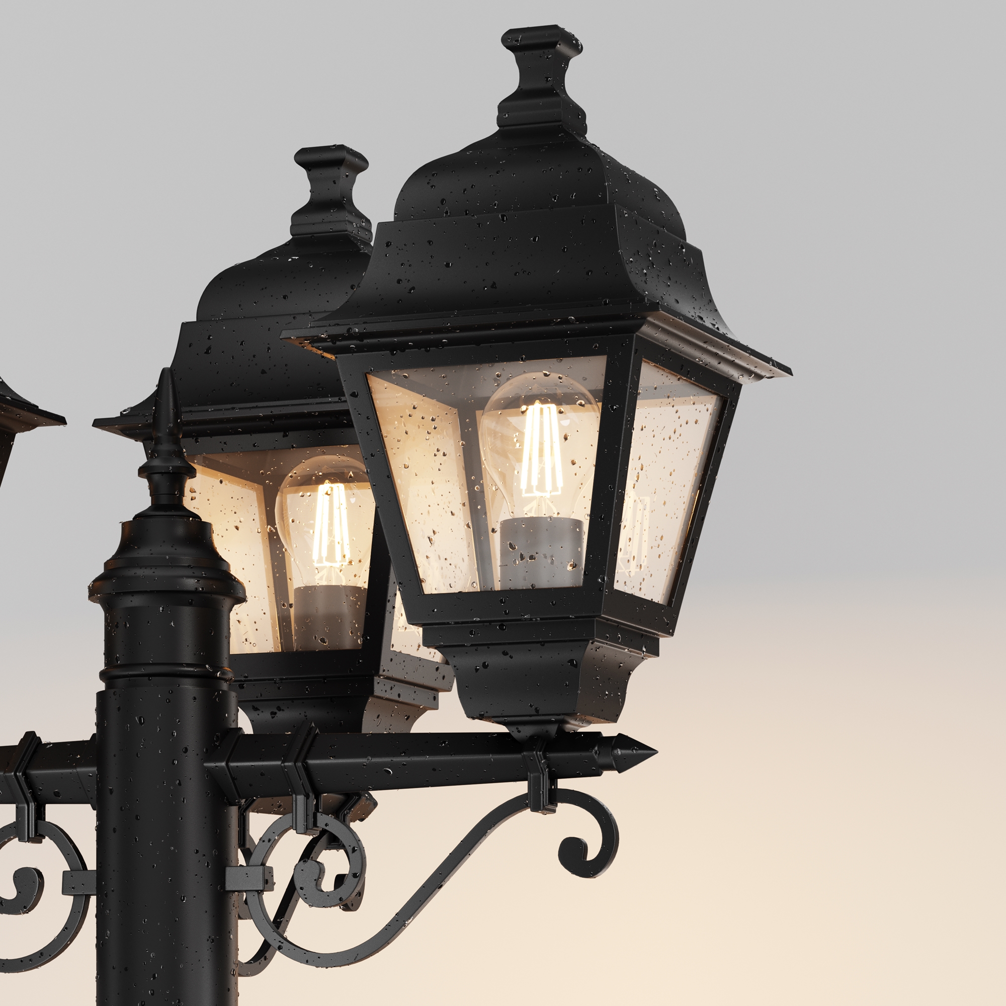 картинка Садово-парковый светильник Outdoor O003FL-03B