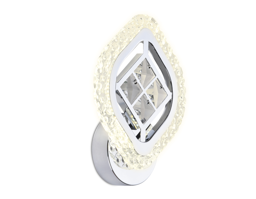 картинка Настенный светодиодный светильник с хрусталем  FA279