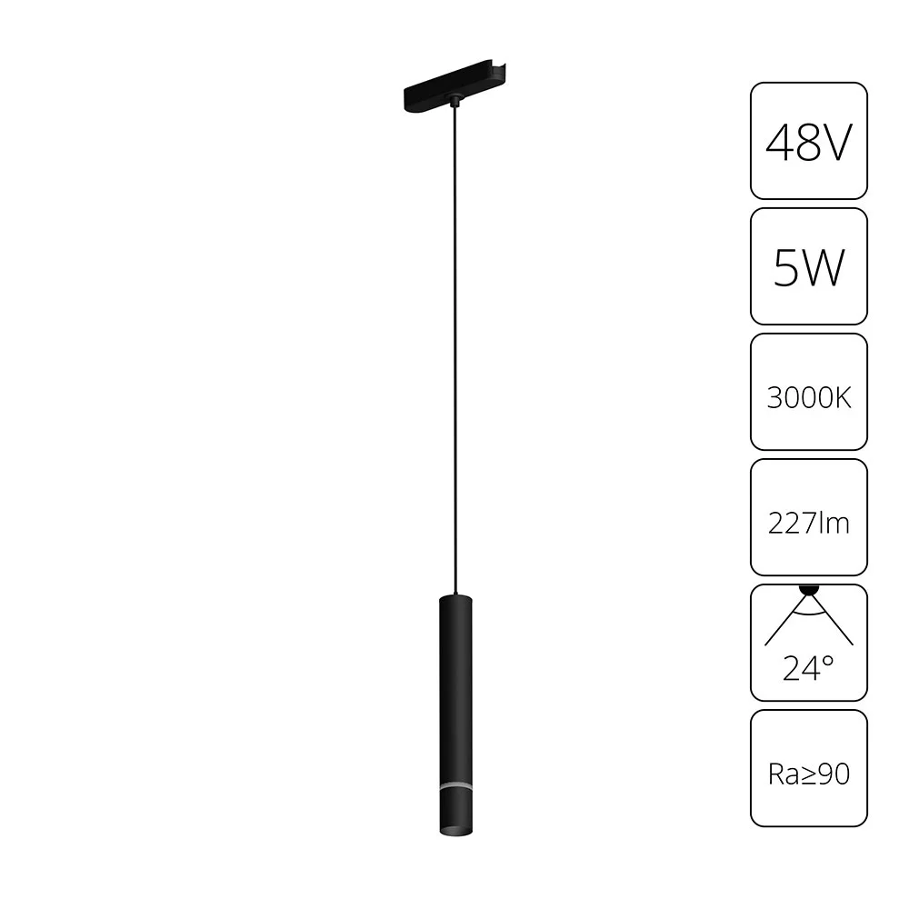 картинка Магнитный трековый светильник Arte Lamp RAPID A1159PL-1BK