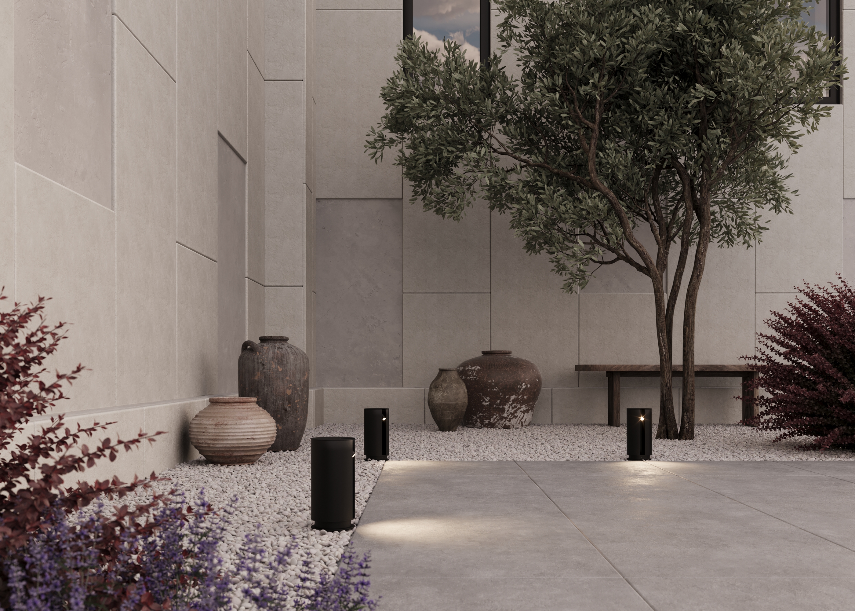 картинка Ландшафтный светильник Outdoor O468FL-L3B3K