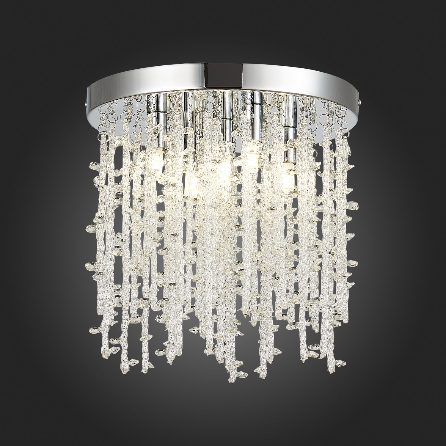 картинка SLE103302-05 Светильник потолочный Хром/Прозрачный G9 LED 5*3W