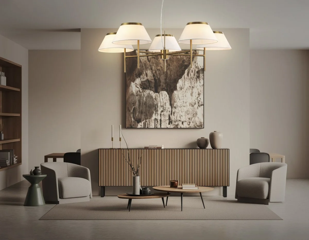 картинка Подвесная люстра с абажурами LH72473