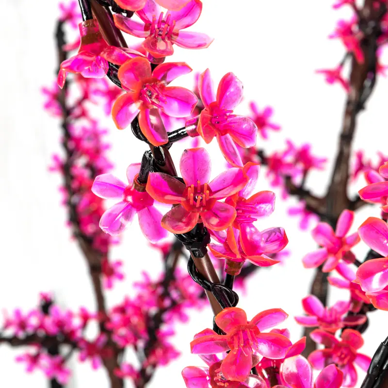 картинка Светодиодное дерево Сакура, высота 1,5м, диаметр кроны 1,8м, розовые светодиоды, IP65, понижающий трансформатор в комплекте NEON-NIGHT