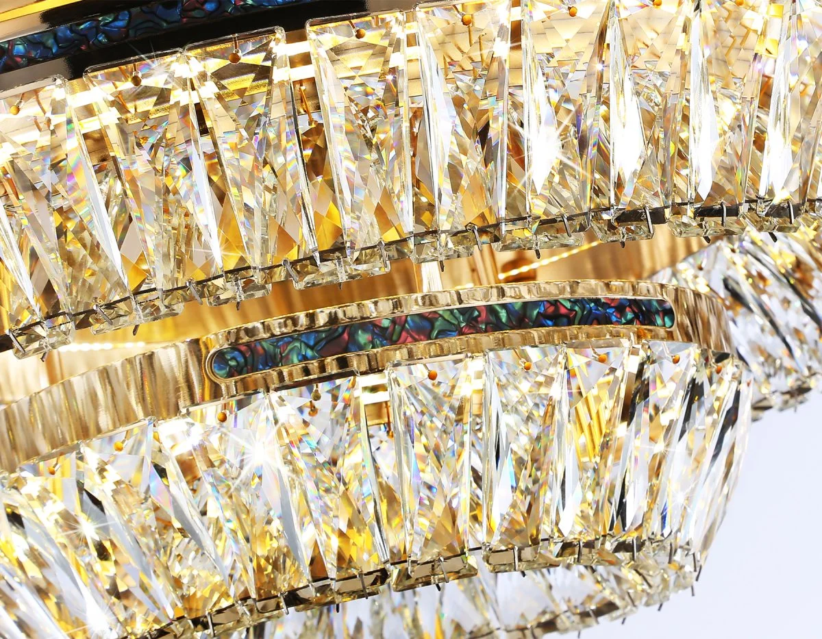 картинка Потолочная светодиодная люстра с хрусталем TR5031