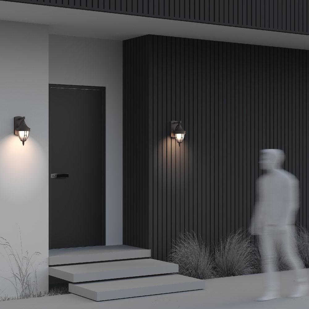 картинка Настенный светильник (бра) Outdoor O027WL-01B