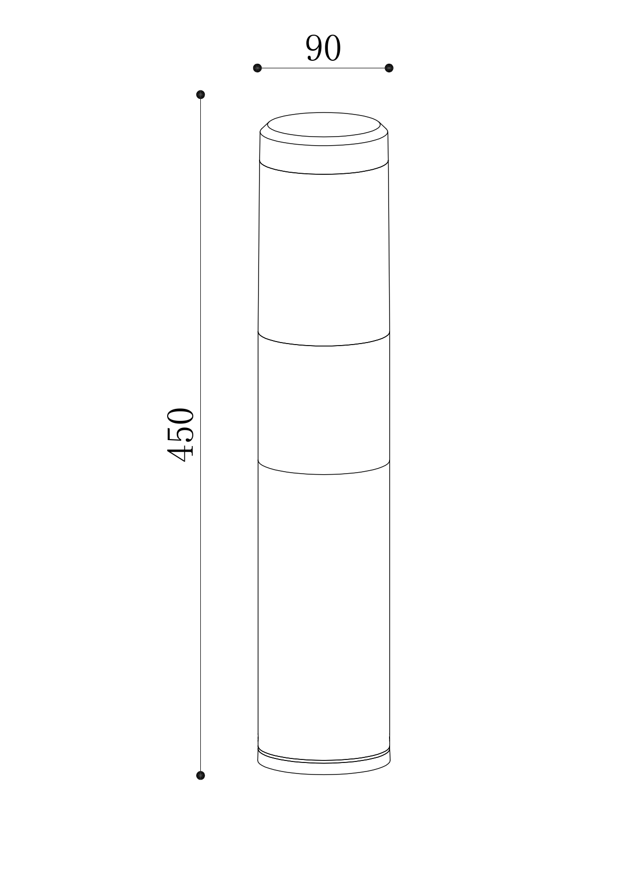 картинка Ландшафтный светильник Outdoor O590FL-L8B4K