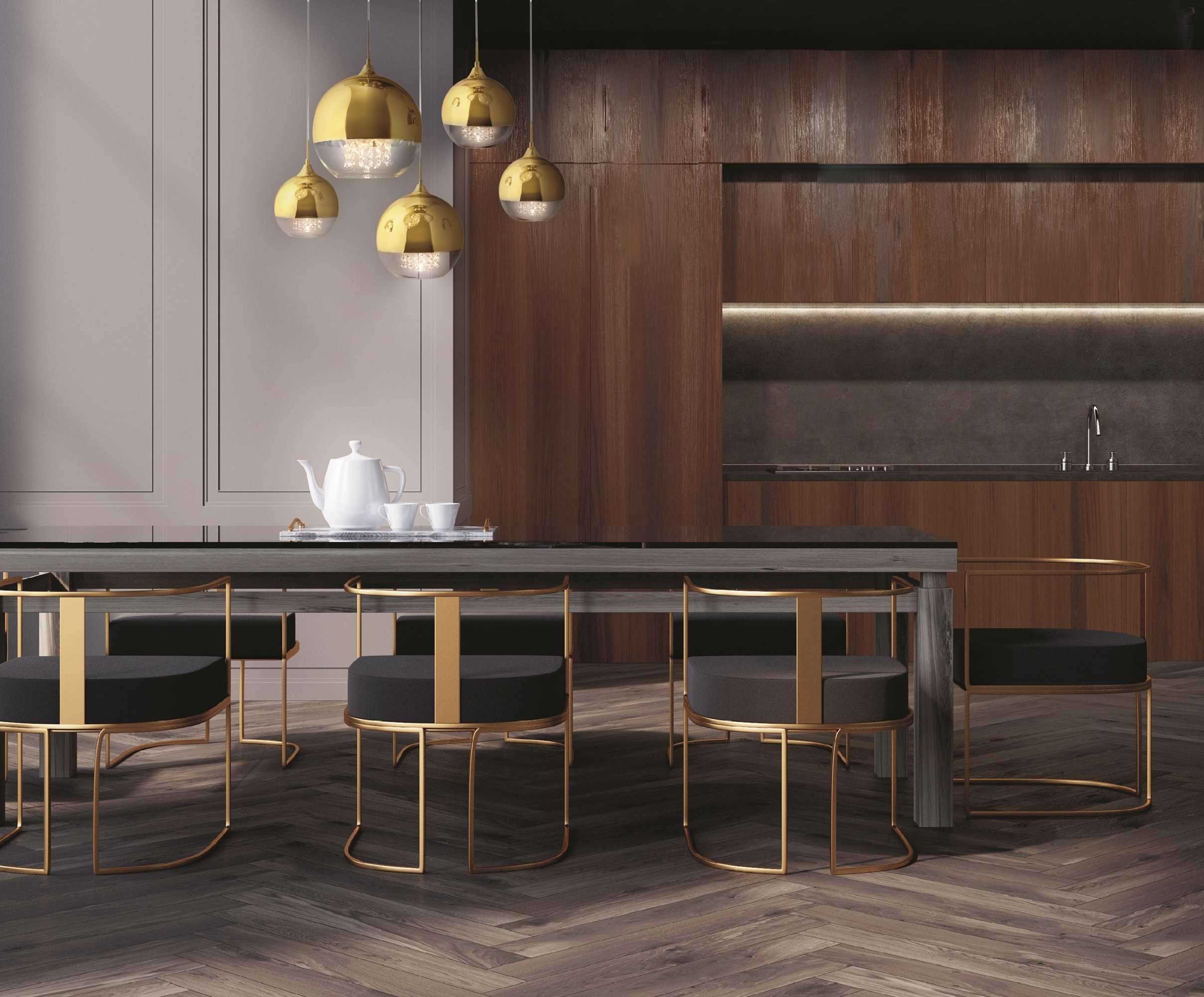 картинка Подвесной светильник Maytoni P140-PL-170-5-G