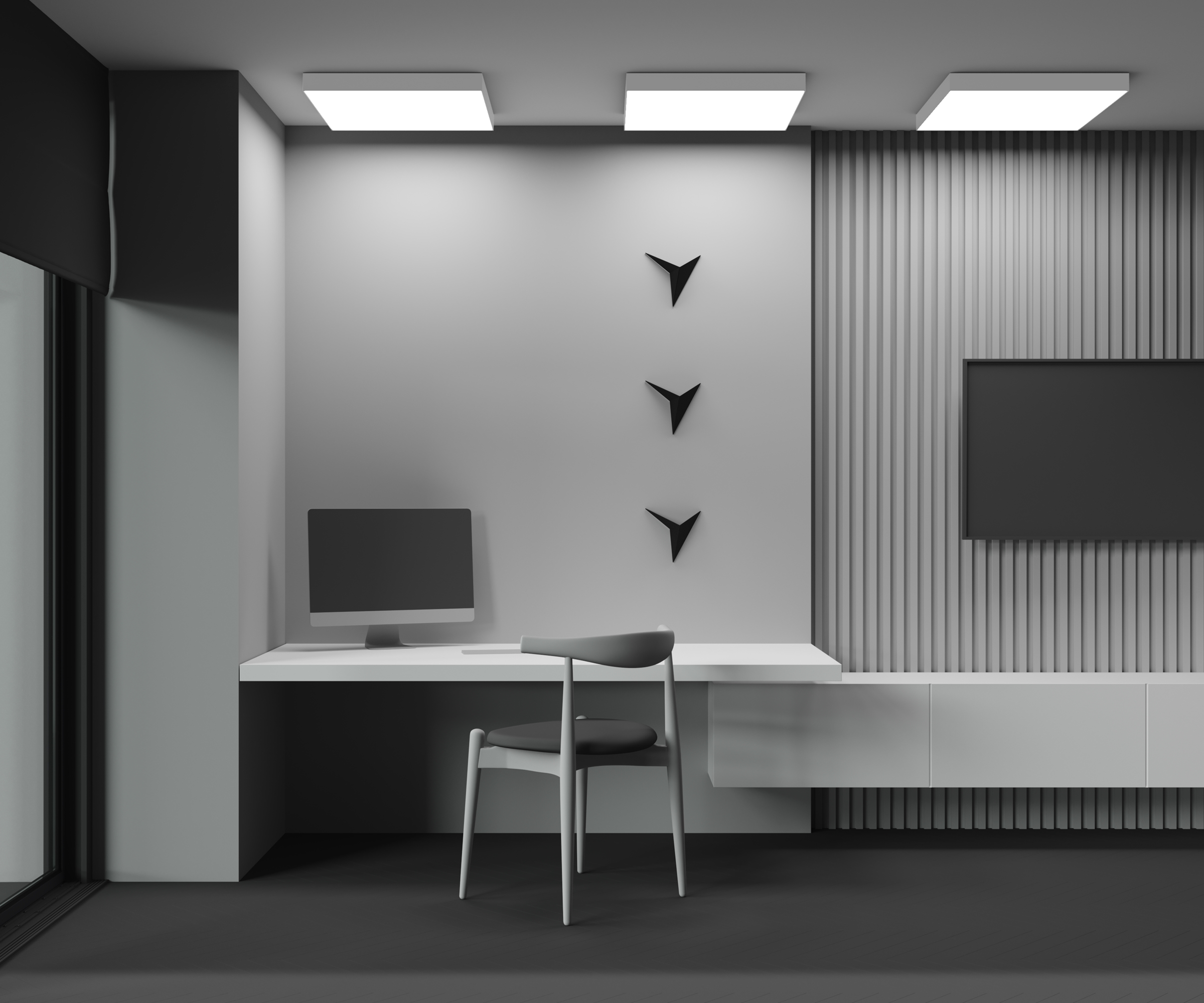 картинка Потолочный светильник Technical C032CL-90W4K-SQ-W