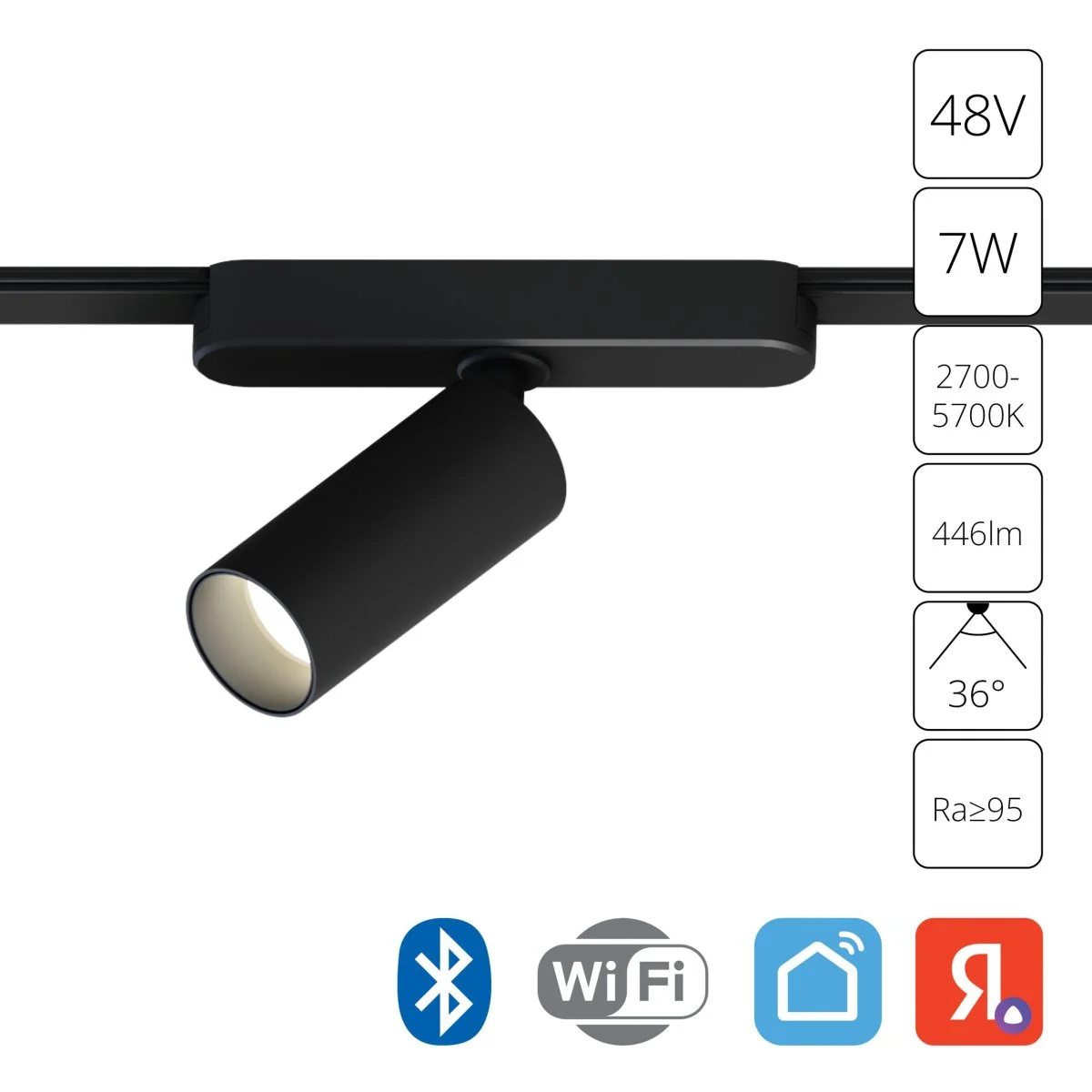 картинка Магнитный трековый светильник Arte Lamp RAPID SMART A2956PL-1BK