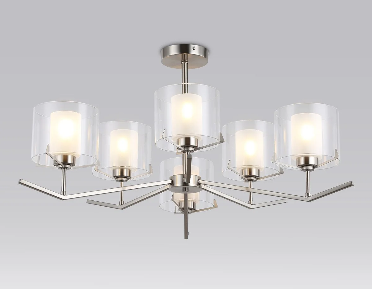 картинка Люстра со стеклянными плафонами на штанге LH57002