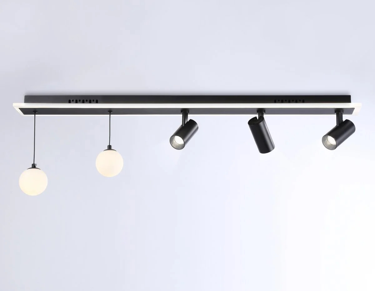 картинка Потолочный светодиодный светильник со сменной лампой и пультом управления