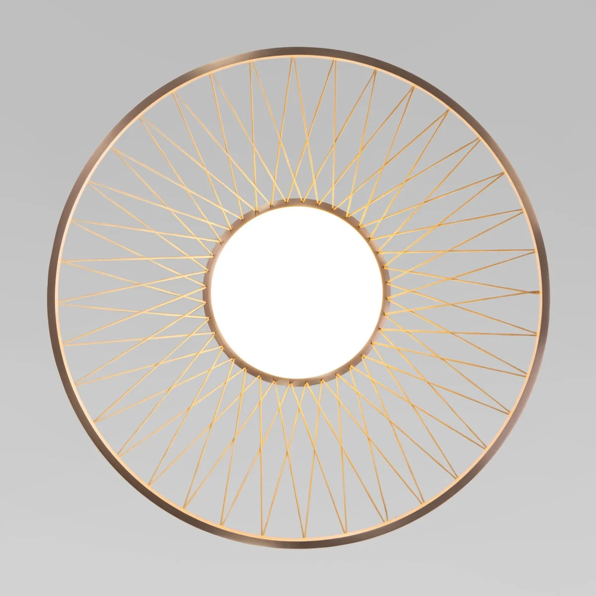 картинка Потолочный светодиодный светильник 40019/1 LED коричневый