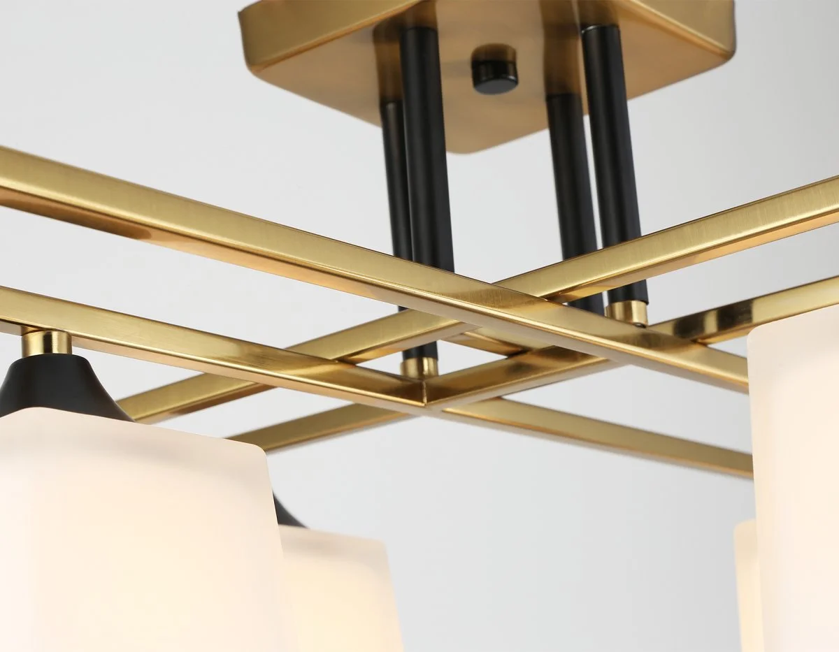 картинка Люстра на штанге со стеклянными плафонами TR303044