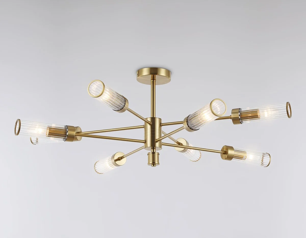 картинка Люстра со стеклянными плафонами на штанге LH55162