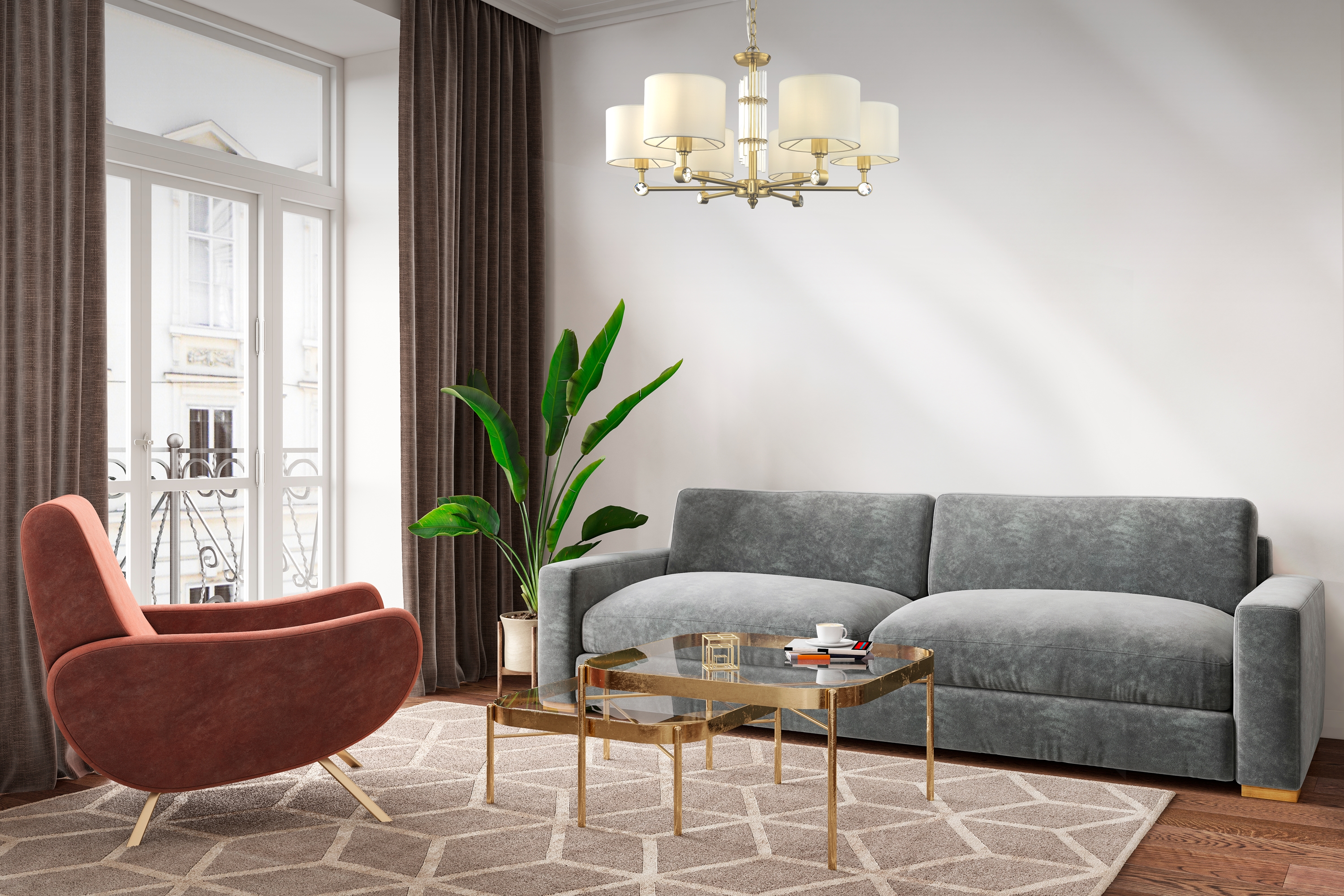 картинка Люстра Maytoni MOD088PL-06BS