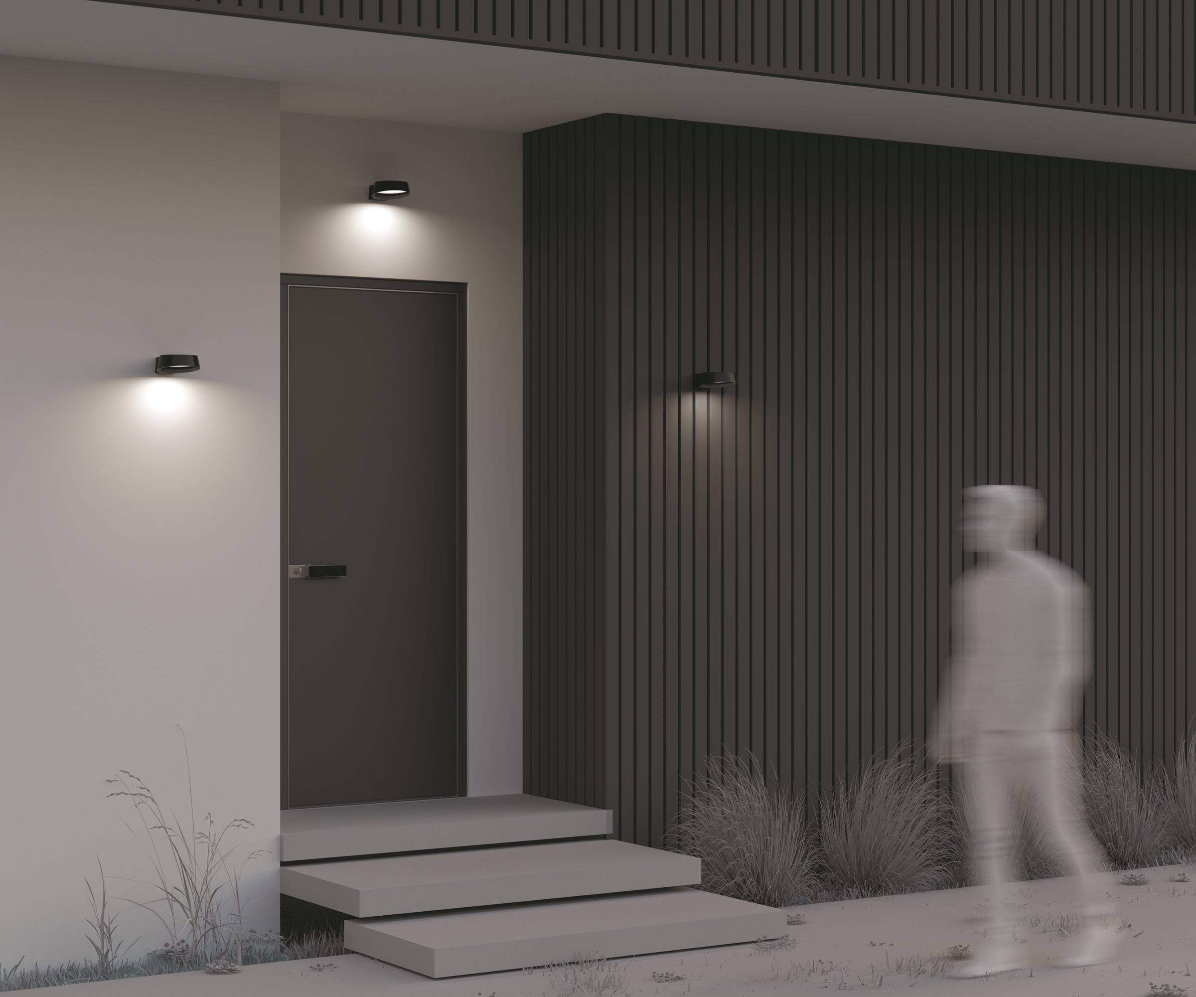 картинка Настенный светильник (бра) Outdoor O443WL-L12GF3K