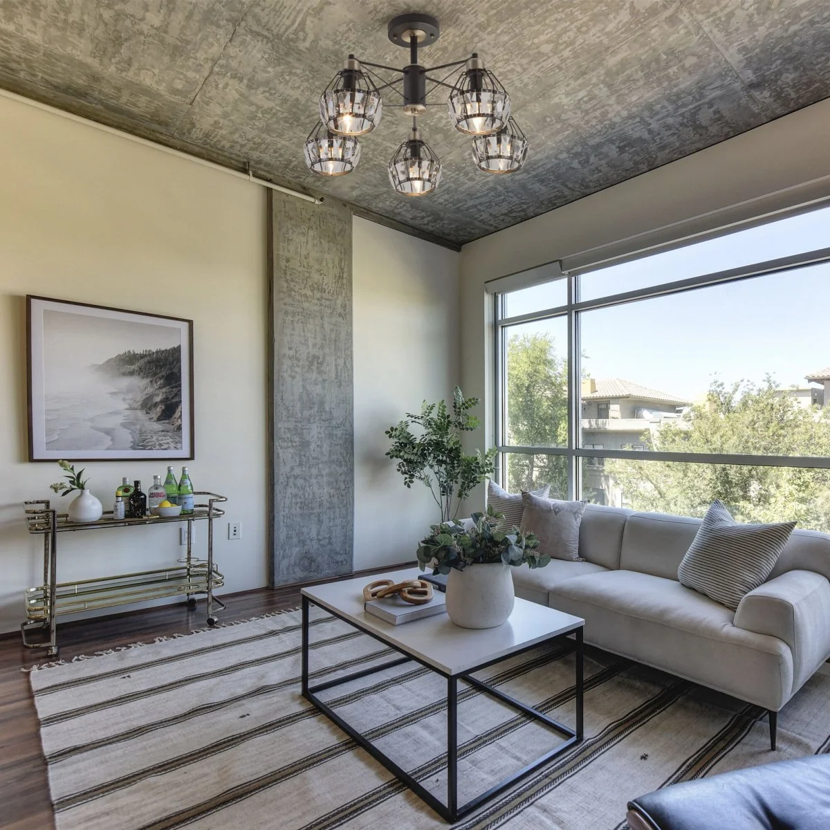 картинка Потолочная люстра в стиле лофт 70075/5 черный