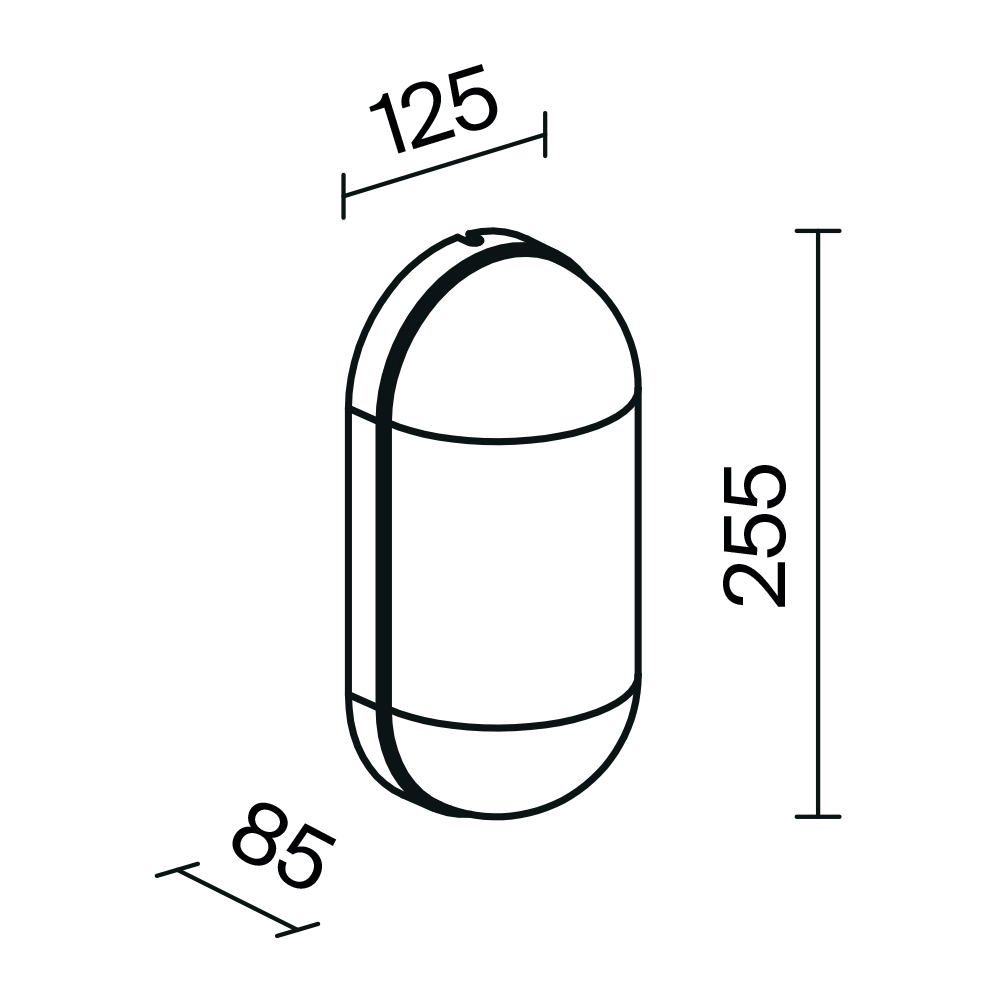 картинка Настенный светильник (бра) Outdoor O449WL-01GF