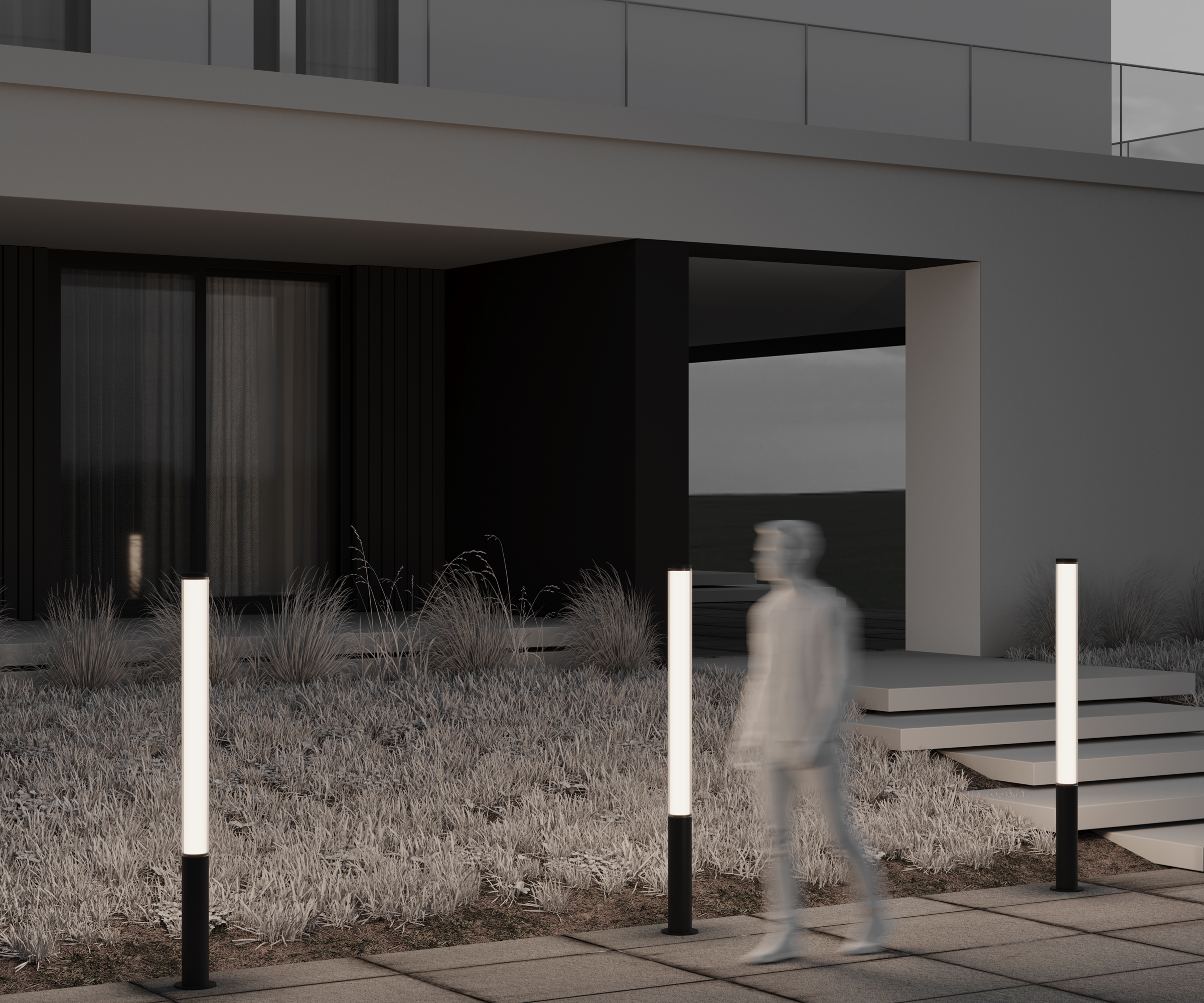 картинка Садово-парковый светильник Outdoor O467FL-L70B3K