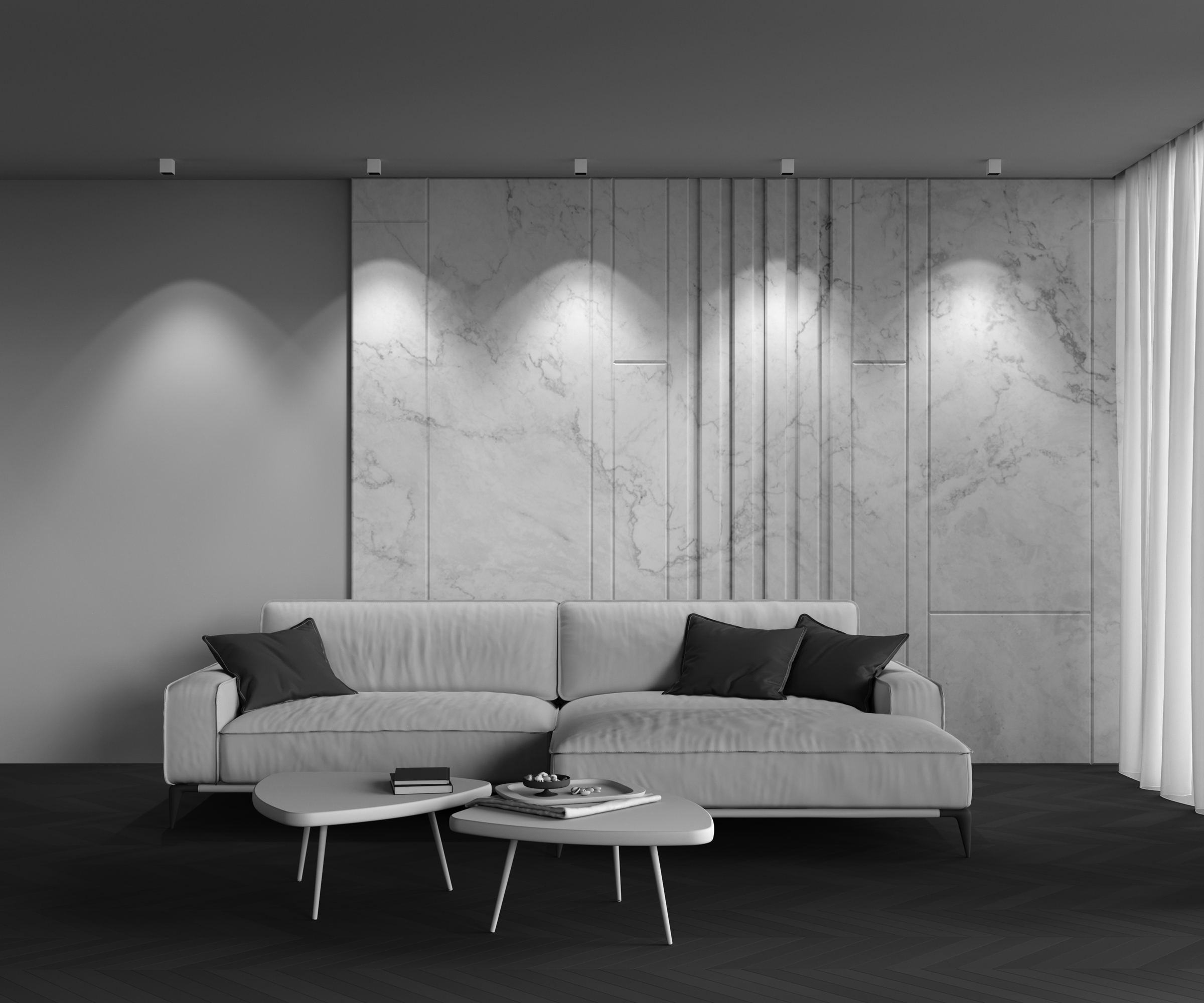 картинка Потолочный светильник Technical C064CL-5W4K-SQ-WB