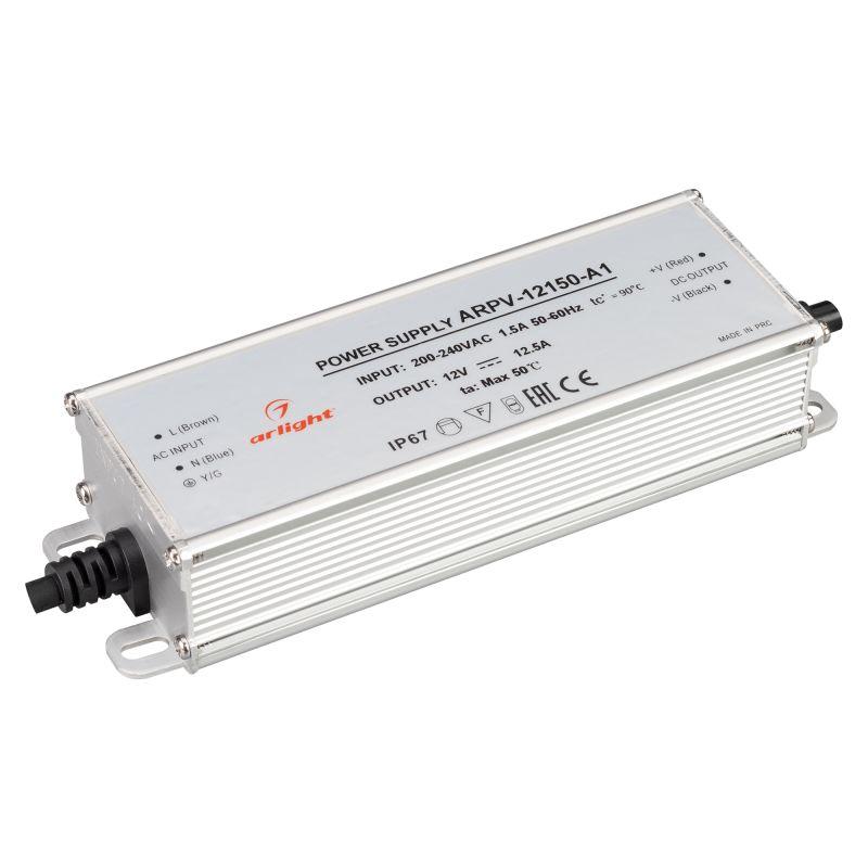картинка Блок питания ARPV-12150-A1 150Вт 12В 12.5А IP67 метал. Arlight 034206