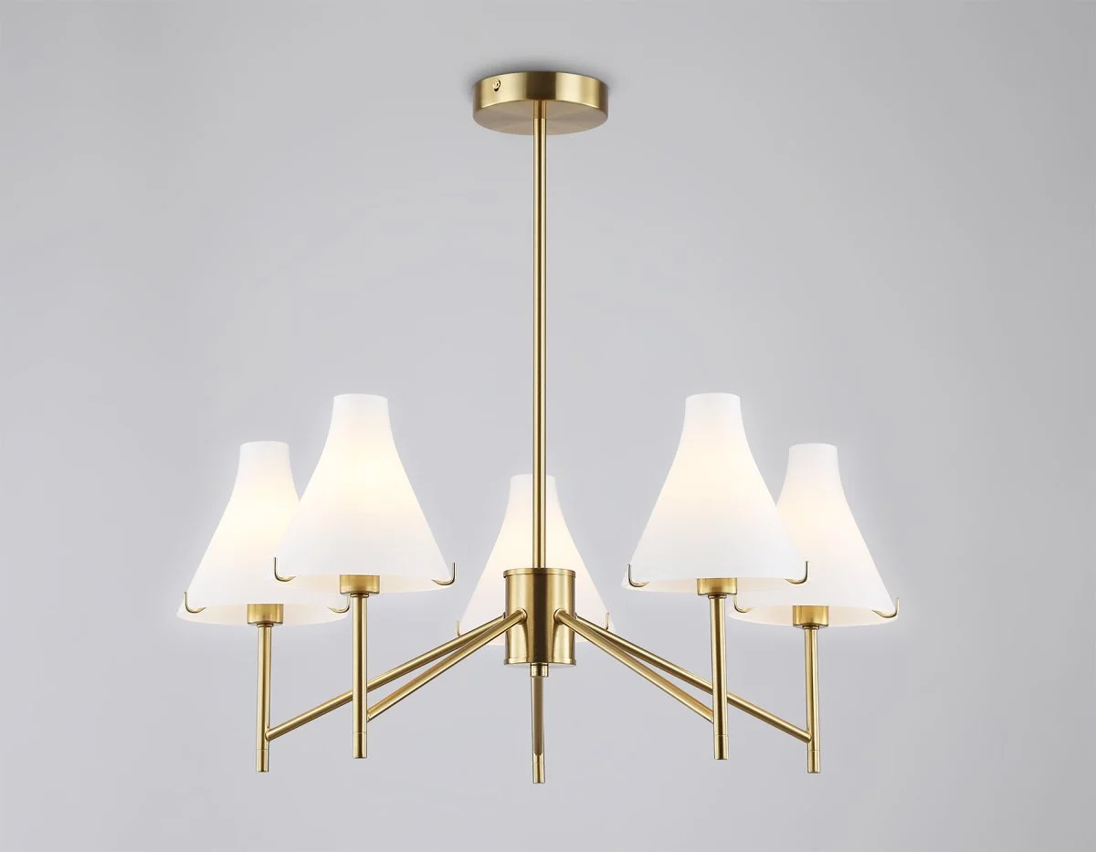 картинка Люстра со стеклянными плафонами на штанге LH57133