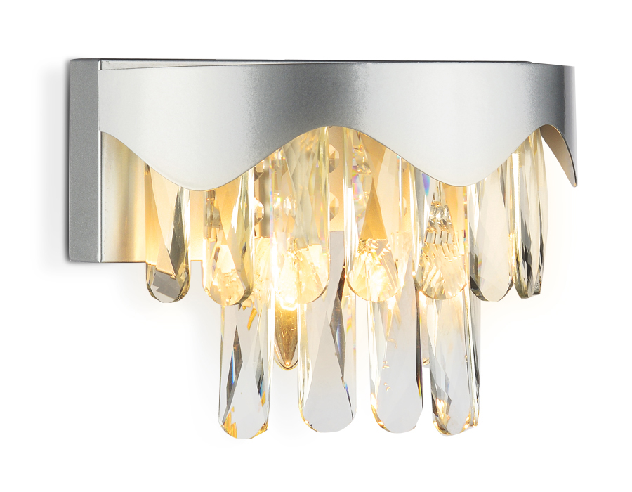 картинка Настенный светильник с выключателем и хрусталем TR5090