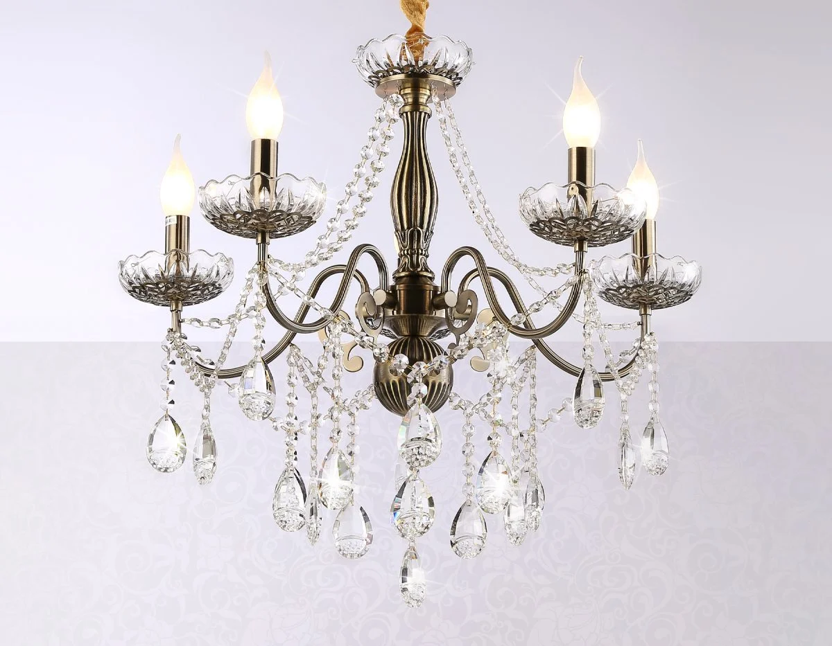 картинка Подвесная классическая люстра с хрусталем TR4949